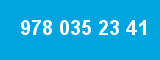978 035 23 41 978 035 23 41